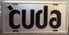 Plymouth 'Cuda License Plate